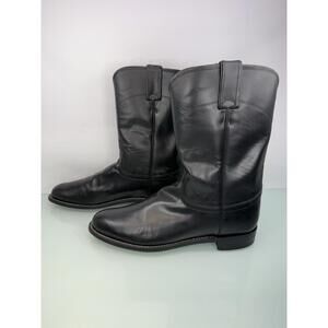 Justin Boots Black Leather Cora Western Cowboy Boots L3703 Women’s size 10B